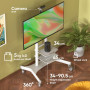 TV SET ACC MOBILE STAND/50-86/WHITE TS1881-W ONKRON