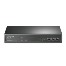 Switch,TP-LINK,TL-SF1009P,Desktop/pedestal,9x10Base-T / 100Base-TX,PoE+ ports 8,TL-SF1009P