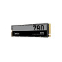 SSD, LEXAR, NM790, 512GB, M.2, PCIe Gen4, NVMe, Write speed 4400 MBytes/sec, Read speed 7200 MBytes/sec, 2.45mm, TBW 500 TB, MTBF 1500000 hours, LNM790X512G-RNNNG