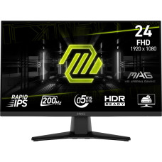 LCD Monitor, MSI, MAG 242F, 23.8, Gaming, Matte, Panel IPS, 1920x1080, 16:9, 200Hz, 0.5 ms, Colour Black, MAG242F