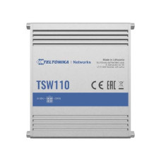 Switch, TELTONIKA, TSW110000000, Switch type Unmanaged, Switch layer L2, 5xRJ-45 ports, RJ-45 Ports Type Gigabit Ethernet (10/100/1000), Power over Ethernet (PoE) Yes, TSW110