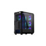 Case, ENDORFY, Arx 500 ARGB, MidiTower, Case product features Transparent panel, Not included, ATX, MicroATX, MiniITX, Colour Black, EY2A011