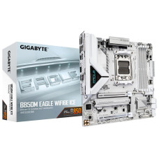 Mainboard, GIGABYTE, AMD B850, SAM5, Micro-ATX, Memory DDR5, Memory slots 4, B850MEAGLEWF6EICE