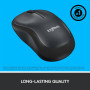 MOUSE USB OPTICAL WRL M220/SILENT B/G 910-004878 LOGITECH