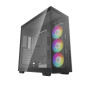 Case, DEEPCOOL, CH780, MiniTower, Case product features Transparent panel, Colour Black, R-CH780-BKADE41-G-1