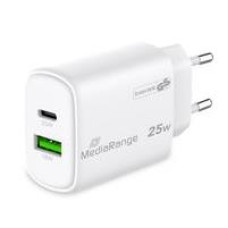 POWER ADAPTER USB/USB-C 25W/FAST MRMA112-2 MEDIARANGE POWER ADAPTER USB/USB-C 25W/FAST MRMA112-2 MEDIARANGE