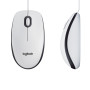 MOUSE USB OPTICAL M100/WHITE 910-006764 LOGITECH