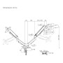 DISPLAY ACC MOUNTING ARM/17-32 MA-DA2U-01 GEMBIRD