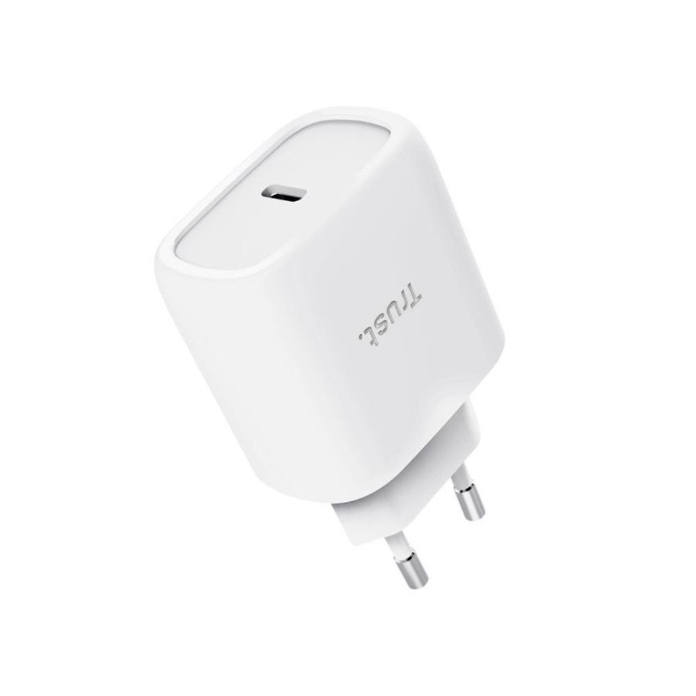 MOBILE CHARGER WALL MAXO 45W/USB-C WHITE 25522 TRUST MOBILE CHARGER WALL MAXO 45W/USB-C WHITE 25522 TRUST