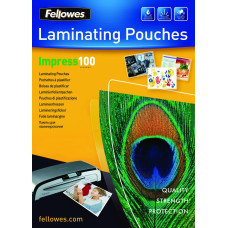 LAMINATOR POUCH GLOSSY/A4 100 100PCS 5351111 FELLOWES LAMINATOR POUCH GLOSSY/A4 100 100PCS 5351111 FELLOWES