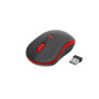 MOUSE USB OPTICAL WRL BLACK/RED MUSW-4B-03-R GEMBIRD