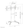 TV SET ACC FLOOR STAND 37-70/FL50-540BL1 NEOMOUNTS