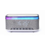 MOBILE CHARGER WRL&ALARM CLOCK/DAC-SPKBT-QC15-GR GEMBIRD