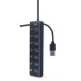 I/O HUB USB3 7PORT/UHB-U3P7P-01 GEMBIRD