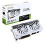 Graphics Card, ASUS, NVIDIA GeForce RTX 4070 SUPER, 12 GB, GDDR6X, 192 bit, PCIE 4.0 16x, Two and Half Slot Fansink, 1xHDMI, 3xDisplayPort, DUAL-RTX4070S-O12G-WHITE