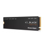 SSD, WESTERN DIGITAL, Black SN770, 500GB, M.2, PCIe Gen4, NVMe, Write speed 4000 MBytes/sec, Read speed 5000 MBytes/sec, WDS500G3X0E