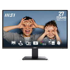 LCD Monitor, MSI, PRO MP273U, 27, Business, Panel IPS, 3840x2160, 16:9, 60Hz, 4 ms, Speakers, PROMP273U