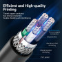 CABLE USB2.0 MALE TO MALE/2M BLACK COQBH VENTION