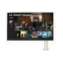 LCD Monitor, LG, 32SQ780S-W, 31.5, 4K, Panel VA, 3840x2160, 16:9, 65Hz, 5 ms, Speakers, Colour White, 32SQ780S-W