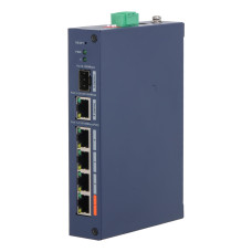 Switch, DAHUA, Switch type Managed, Switch layer L2, Form factor Desktop, 4xRJ-45 ports, RJ-45 Ports Type Fast Ethernet (10/100), 4xFast Ethernet (copper) ports quantity, 1xGigabit Ethernet (copper) ports quantity, 1xSFP module slots quantity, 1xFiber upl