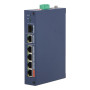 Switch, DAHUA, Switch type Managed, Switch layer L2, Form factor Desktop, 4xRJ-45 ports, RJ-45 Ports Type Fast Ethernet (10/100), 4xFast Ethernet (copper) ports quantity, 1xGigabit Ethernet (copper) ports quantity, 1xSFP module slots quantity, 1xFiber upl
