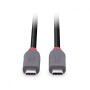 CABLE USB4 240W TYPE C 1.5M/40GBPS ANTHRA LINE 36957 LINDY