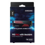 SSD, SAMSUNG, 990 PRO with Heatsink, 2TB, M.2, PCIE, NVMe, MLC, Write speed 6900 MBytes/sec, Read speed 7450 MBytes/sec, 2.3mm, TBW 1200 TB, MTBF 1500000 hours, MZ-V9P2T0CW
