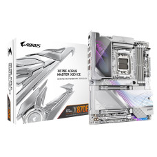 Mainboard, GIGABYTE, AMD X870E, Socket AM5, ATX, RAM DDR5-SDRAM, 4xSlots, Wi-Fi Yes, Bluetooth Yes, 5xNumber of M.2 (M) slots, X870E A MASTER X ICE, X870EAMASTERXICE