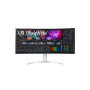 LCD Monitor, LG, 40WP95CP-W, 39.7, Business/Curved/21 : 9, Panel IPS, 5120x2160, 21:9, 5 ms, Speakers, Swivel, Height adjustable, Tilt, Colour White, 40WP95CP-W
