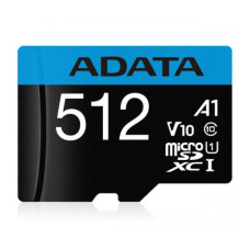 MEMORY MICRO SDXC 512GB W/AD./AUSDX512GUICL10A1-RA1 ADATA