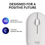 MOUSE USB OPTICAL WRL M350S/WHITE 910-007013 LOGITECH