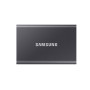 External SSD, SAMSUNG, T7, 2TB, USB 3.2, Write speed 1000 MBytes/sec, Read speed 1050 MBytes/sec, MU-PC2T0T/WW