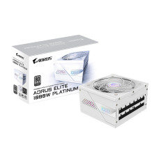Power Supply, GIGABYTE, GP-AE1000PM PG5 ICE, 1000 Watts, Efficiency 80 PLUS PLATINIUM, PFC Active, MTBF 100000 hours, GP-AE1000PMPG5ICE