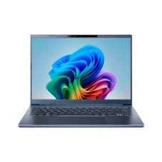 Notebook, ACER, Aspire, Aspire 14 A, CPU Qualcomm Snapdragon, X1-26-100, 3 GHz, 14 , 1920 x 1200 pixels, RAM 32 GB, LPDDR5x-SDRAM, SSD 1000 GB, Discrete graphics Not available, On-board graphics Yes, OS installed Windows 11 Home, Colour Blue, Weight 1.26 
