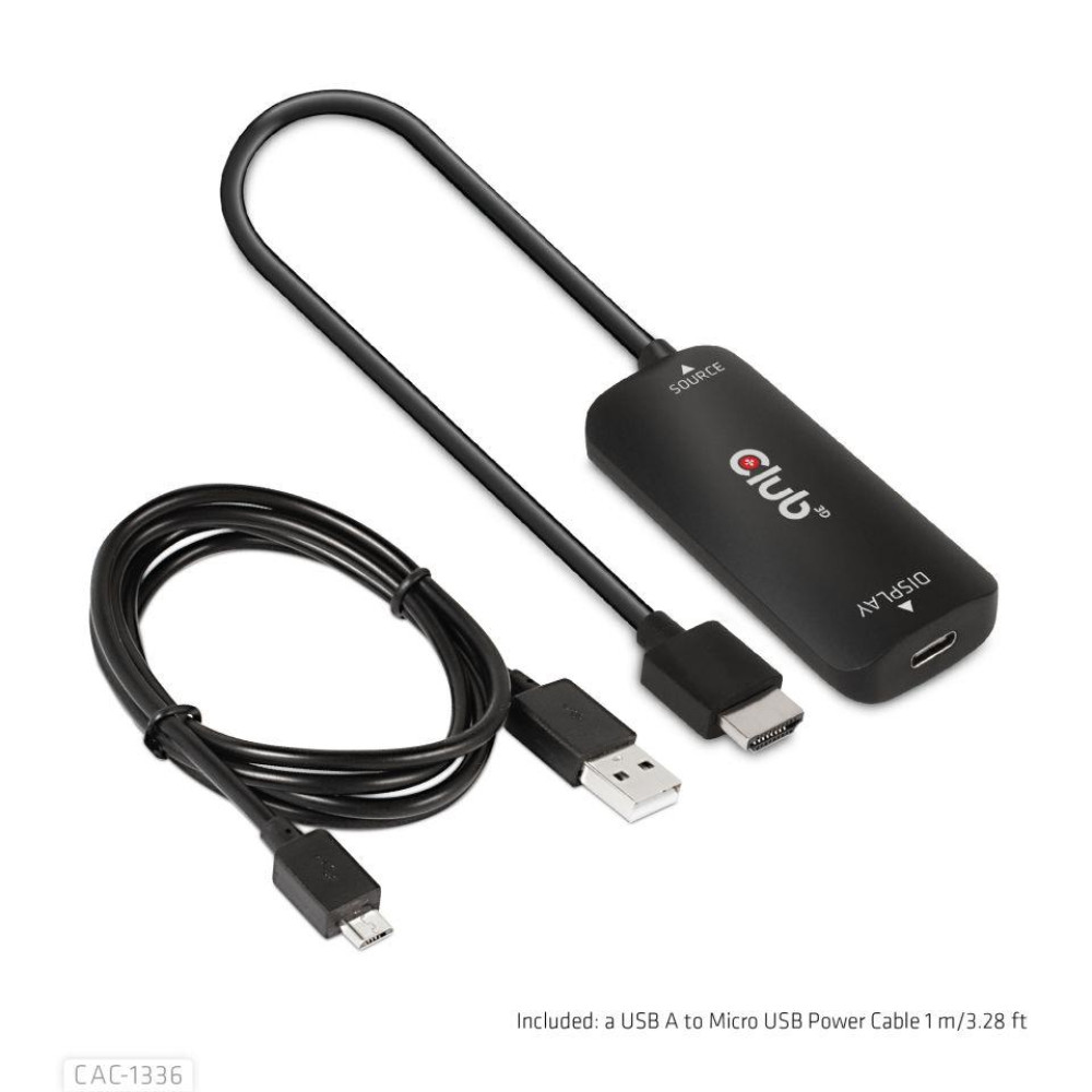 I/O ADAPTER USB-C TO USB/HDMI/M/F CAC-1336 CLUB3D I/O ADAPTER USB-C TO USB/HDMI/M/F CAC-1336 CLUB3D