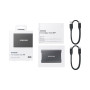 External SSD, SAMSUNG, T7, 1TB, USB 3.2, Write speed 1000 MBytes/sec, Read speed 1050 MBytes/sec, MU-PC1T0T/WW