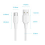 CABLE USB-C TO USB2.0 3A/1M WHITE CTHWF VENTION