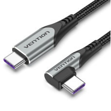 CABLE USB-C TO USB-C R.ANGLE/1M GRAY TAKHF VENTION