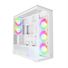 Case, ARCTIC, Xtender (White), MidiTower, Case product features Transparent panel, Not included, Colour White, ACPCC00014A