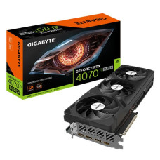 Graphics Card, GIGABYTE, NVIDIA GeForce RTX 4070 Ti SUPER, 16 GB, GDDR6X, 256 bit, PCIE 4.0 16x, GPU 2655 MHz, Triple slot Fansink, 1xHDMI, 3xDisplayPort, GV-N407TSWF3MAXOC-16GD