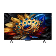 TV Set, TCL, 43, 4K/Smart, QLED, 3840x2160, Wireless LAN, Bluetooth, Google TV, Black, 43C655