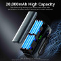 POWER BANK USB 20000MAH 165W/GRAY TFT DISPLAY FKFH0 VENTION