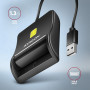 CARD READER FLAT SMARTCARD/USB2.0 1.3M CRE-SM3N AXAGON