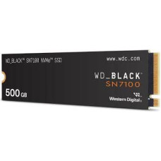 SSD, WESTERN DIGITAL, Black SN7100, 500GB, M.2, PCIe Gen4, NVMe, 3D TLC, Write speed 5800 MBytes/sec, Read speed 6800 MBytes/sec, WDS500G4X0E