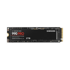 SSD, SAMSUNG, 990 PRO, 2TB, M.2, PCIE, NVMe, MLC, Write speed 6900 MBytes/sec, Read speed 7450 MBytes/sec, 2.3mm, TBW 1200 TB, MTBF 1500000 hours, MZ-V9P2T0BW