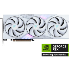 Graphics Card, MSI, NVIDIA GeForce RTX 5060 Ti, 16 GB, GDDR7, 128 bit, PCIE 5.0 16x, Triple slot Fansink, 1xHDMI, 3xDisplayPort, 5060TI16GGAMTRIOOCWHITE