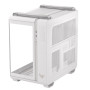 Case, ASUS, TUF Gaming GT502 Horizon, MidiTower, Case product features Transparent panel, Not included, ATX, MicroATX, MiniITX, Colour White, TUFGAMGT502HORIZONWHT