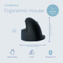 MOUSE USB OPTICAL BREAK/BLACK RGOHBRSWLBL R-GO TOOLS