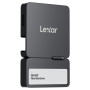 External SSD, LEXAR, Professional Go Portable, 1TB, USB 3.2, Write speed 1000 MBytes/sec, Read speed 1050 MBytes/sec, LSL400S001T-RNBNG