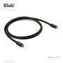 CABLE USB-C TO USB-C 1.2M/BLACK CAC-1570 CLUB3D CABLE USB-C TO USB-C 1.2M/BLACK CAC-1570 CLUB3D
